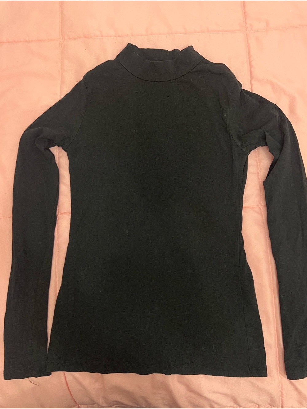Primark Black Long-Sleeve Mock Neck Top